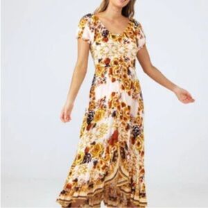 TALISMAN Rhiannon Boho Maxi Dress size xl